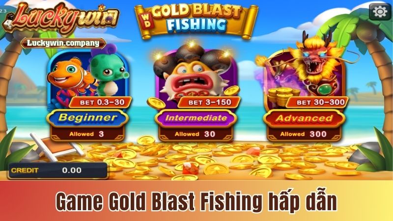 Game Gold Blast Fishing hấp dẫn
