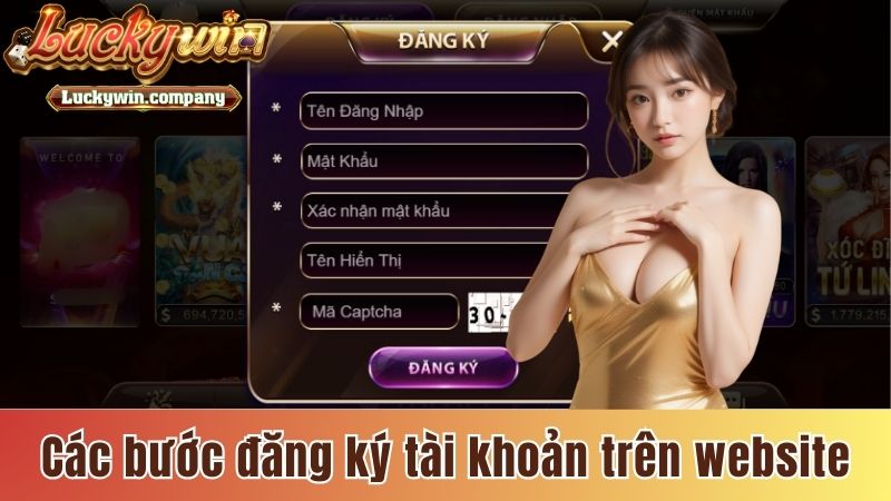 Hướng dẫn các bước đăng ký tài khoản trên website