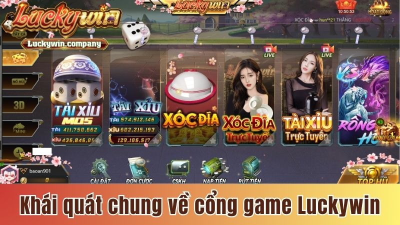Khái quát chung về cổng game Luckywin